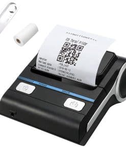 Impresora térmica portátil de recibos Bluetooth de 80 mm,