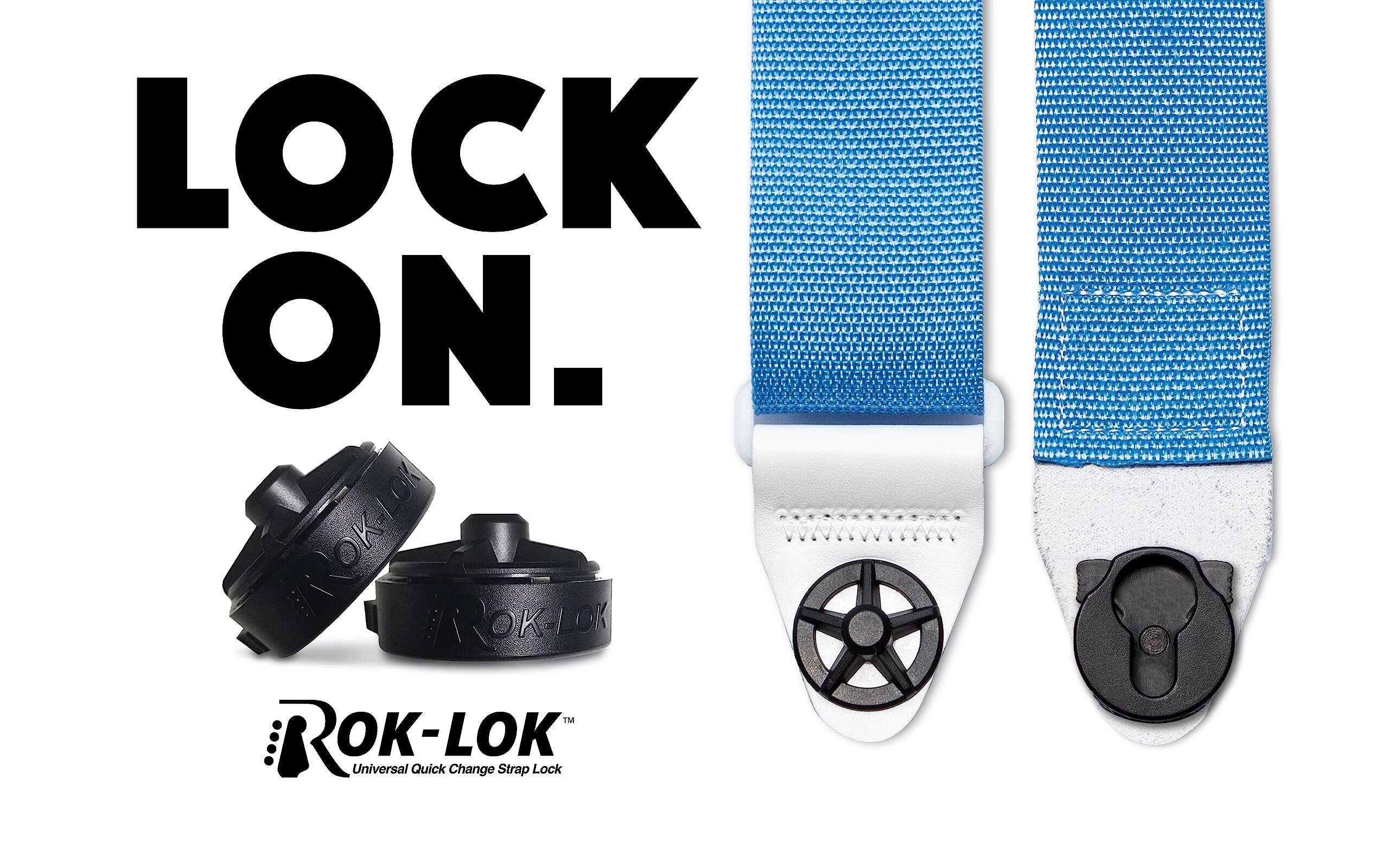 Rok Lok Universal Quick Change Guitar Strap Lock Multi-Set - Imagen 5