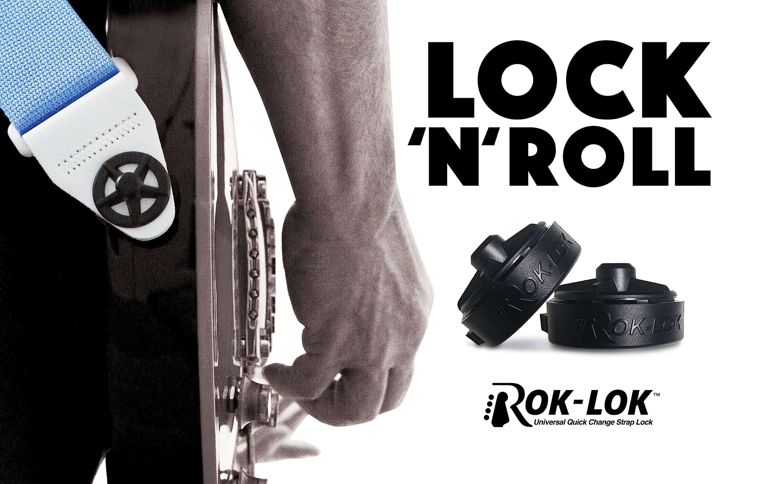 Rok Lok Universal Quick Change Guitar Strap Lock Multi-Set - Imagen 3