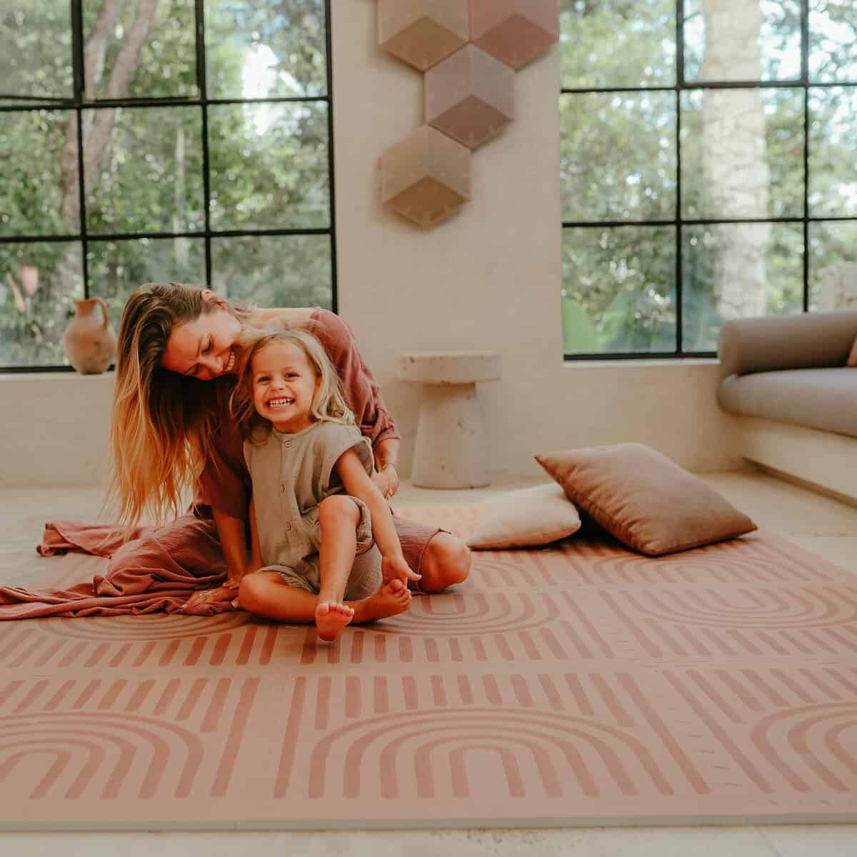 Tapete de Juegos Toddlekind - Tapete de Espuma -Caoba - Imagen 8