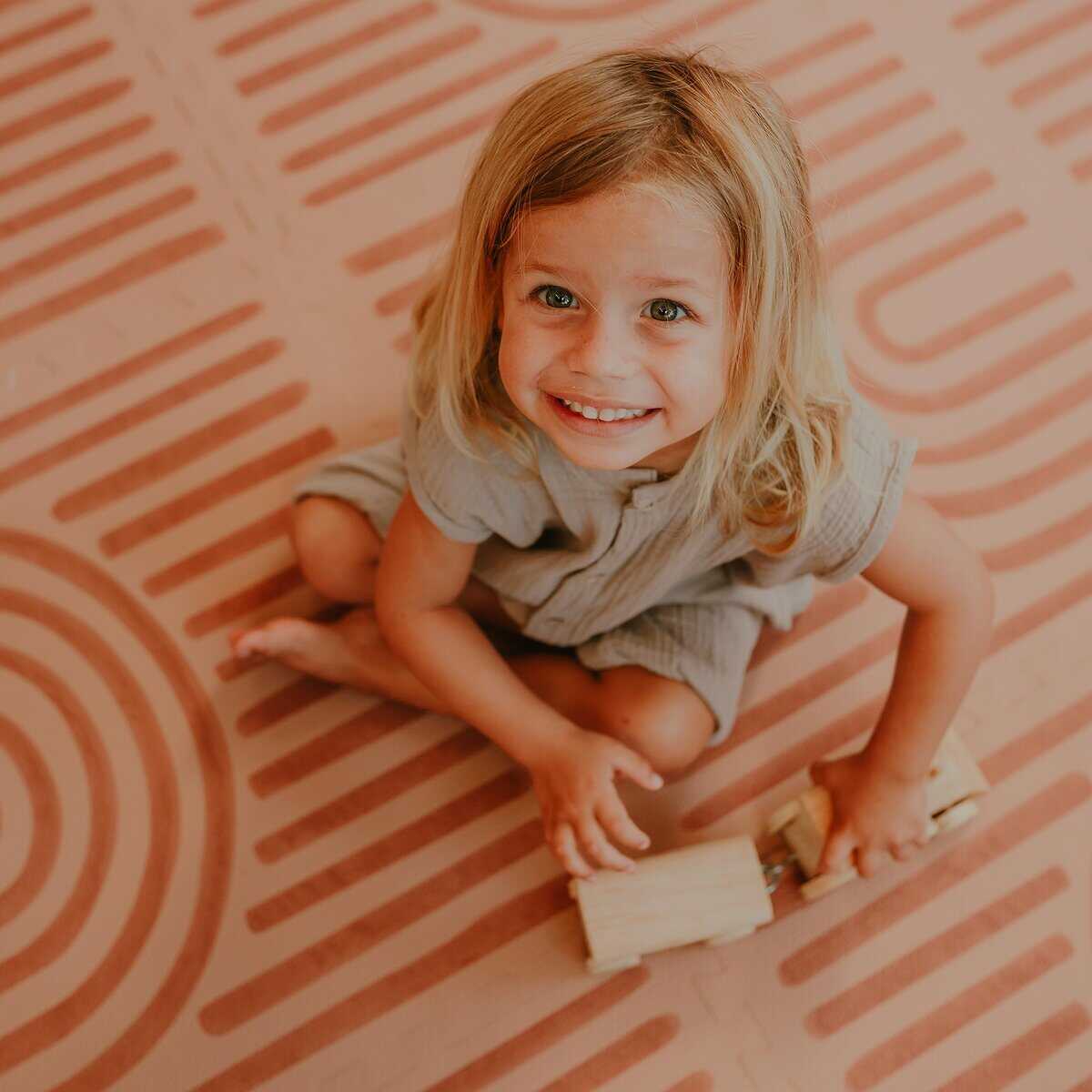 Tapete de Juegos Toddlekind - Tapete de Espuma -Caoba - Imagen 6