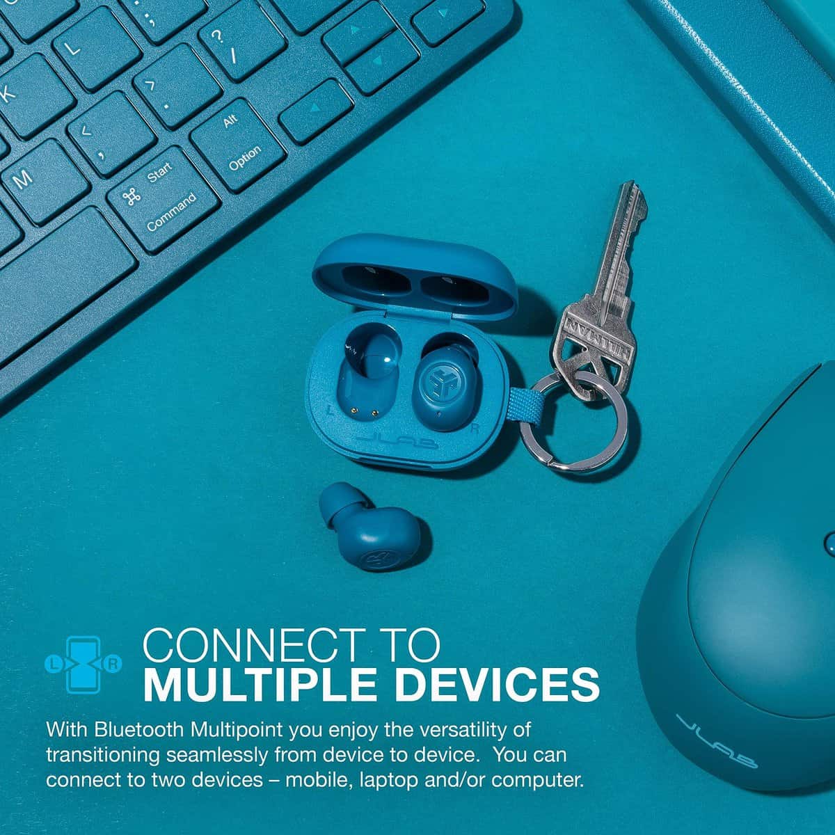 Audífonos Inalámbricos Bluetooth JLab JBuds Mini + Estuche - Imagen 4