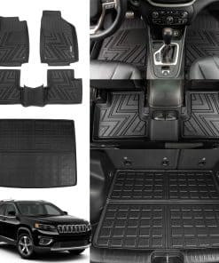 Tapetes de Piso Rongtaod Compatibles con Jeep Cherokee