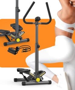 ZIWWVY Máquina de Stepper con Bandas de Resistencia y Barra