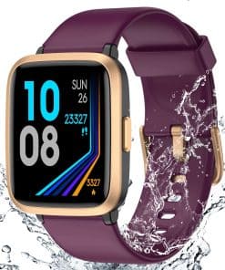 Reloj de seguimiento de fitness con -Morado