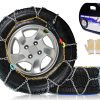 Cadenas para Nieve Auto Fixing 1 Min Fácil Instalación