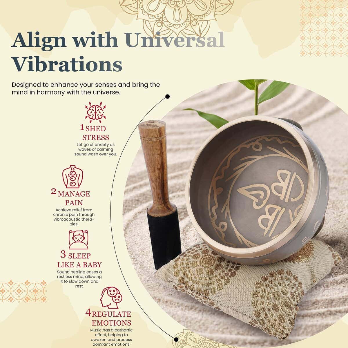 Conjunto de Cuencos Tibetanos Ajuny - Cuenco de Sonido de - Imagen 6