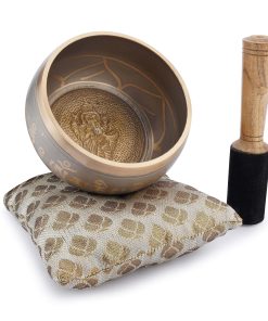 Set de Cuenco Tibetano Ajuny - Cuenco de Sonido de Latón