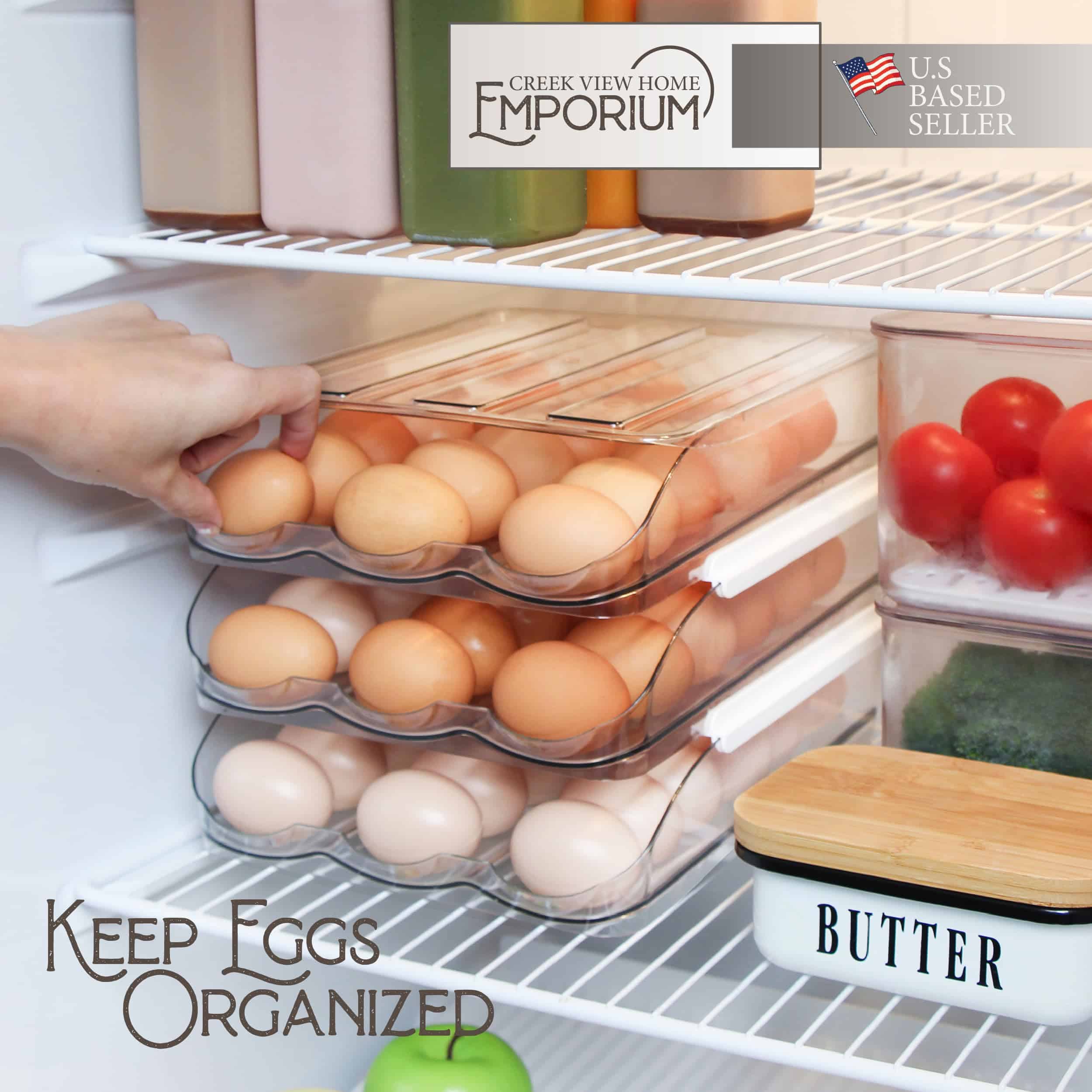 Contenedor de Huevos para Refrigerador Creekview Home - Imagen 5