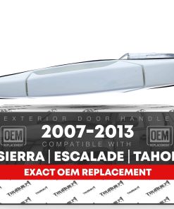 Manija exterior de la puerta trasera del conductor -