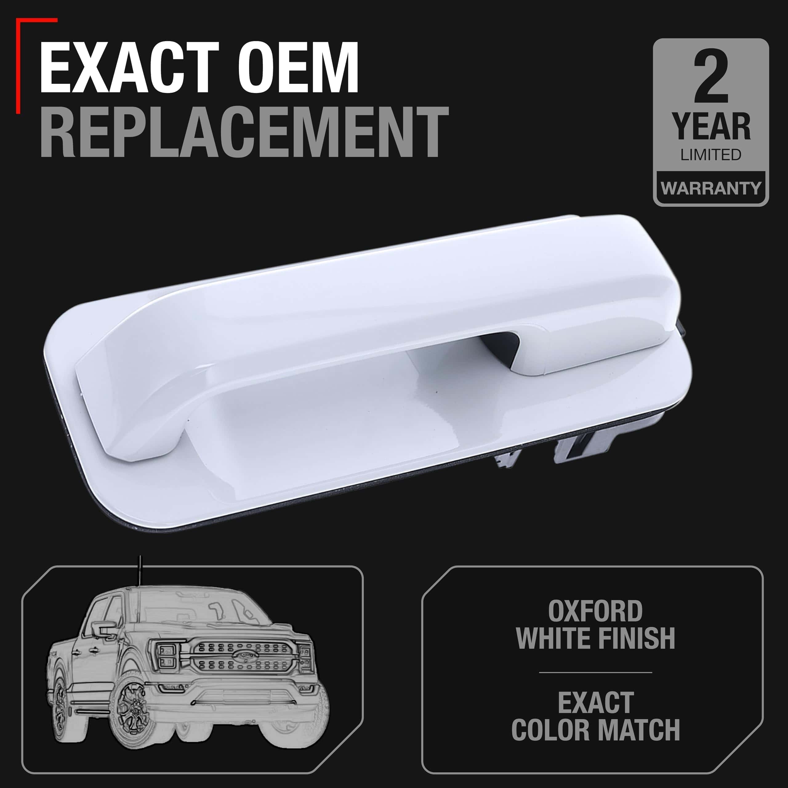 Manija de puerta trasera exterior del conductor T1A - - Imagen 3