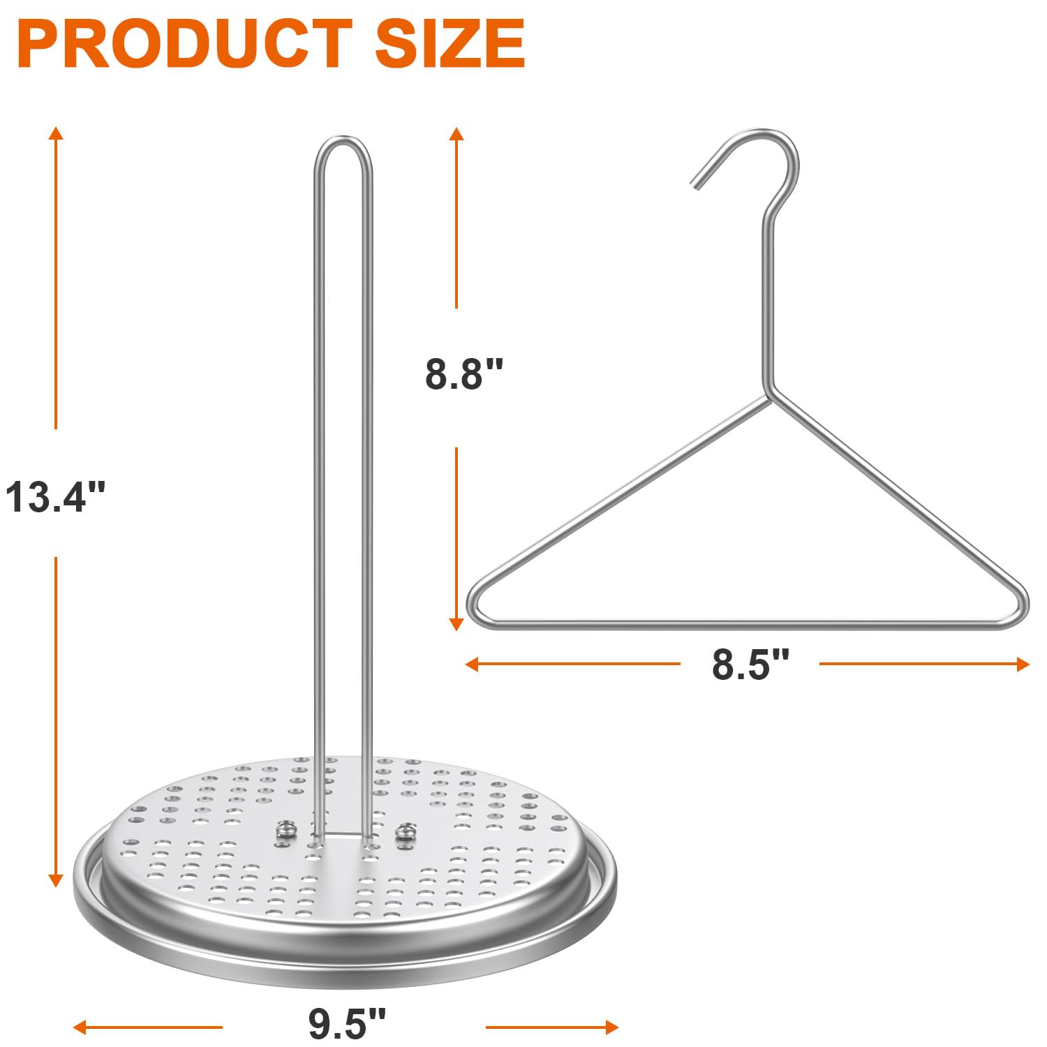DELSbbq Turkey Fryer Stand Kit Wire Handle Lifter Hook, - Imagen 3