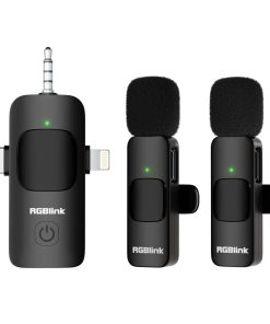 Micrófono Inalámbrico Lavalier RGBlink 3 en 1 Mini