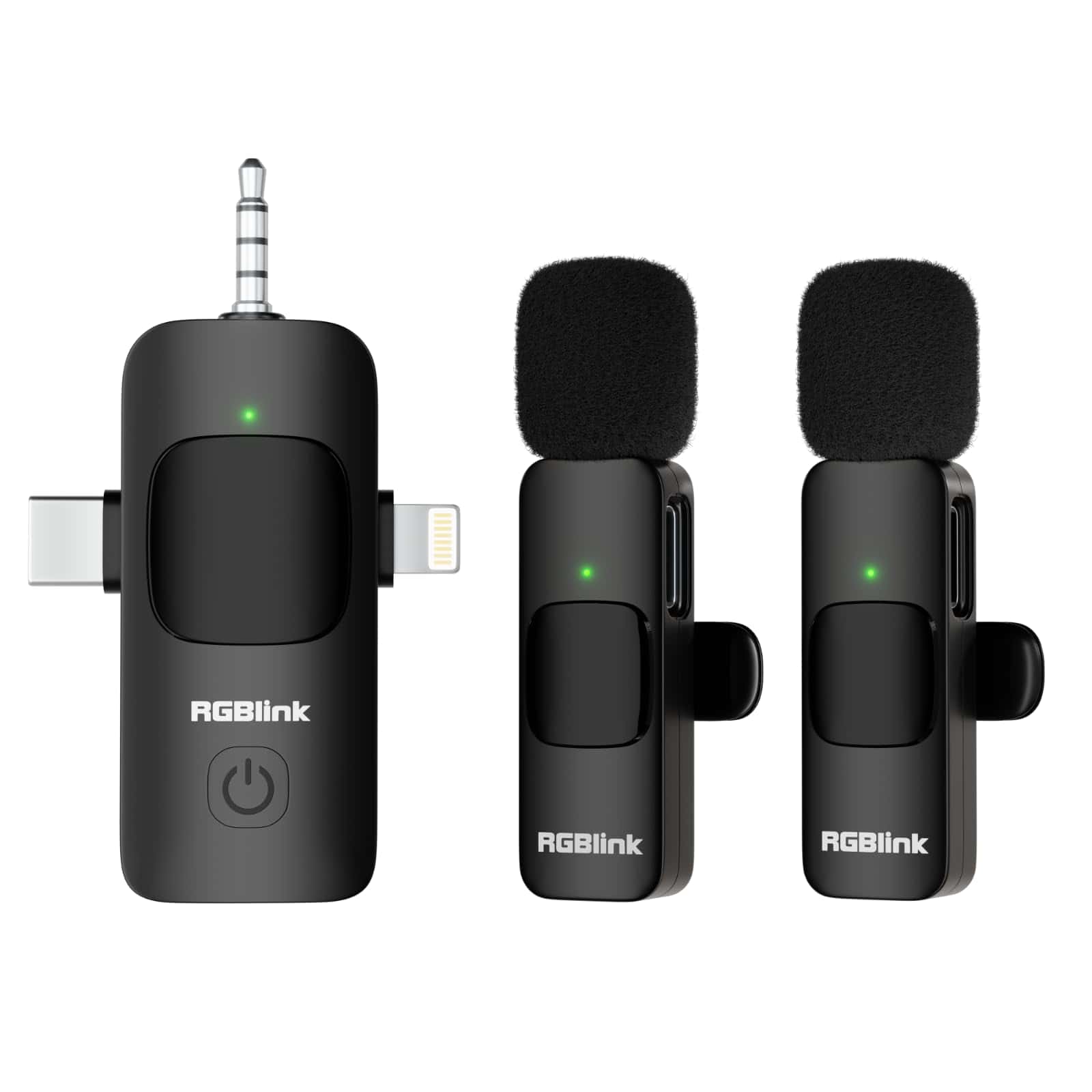 Micrófono Inalámbrico Lavalier RGBlink 3 en 1 Mini