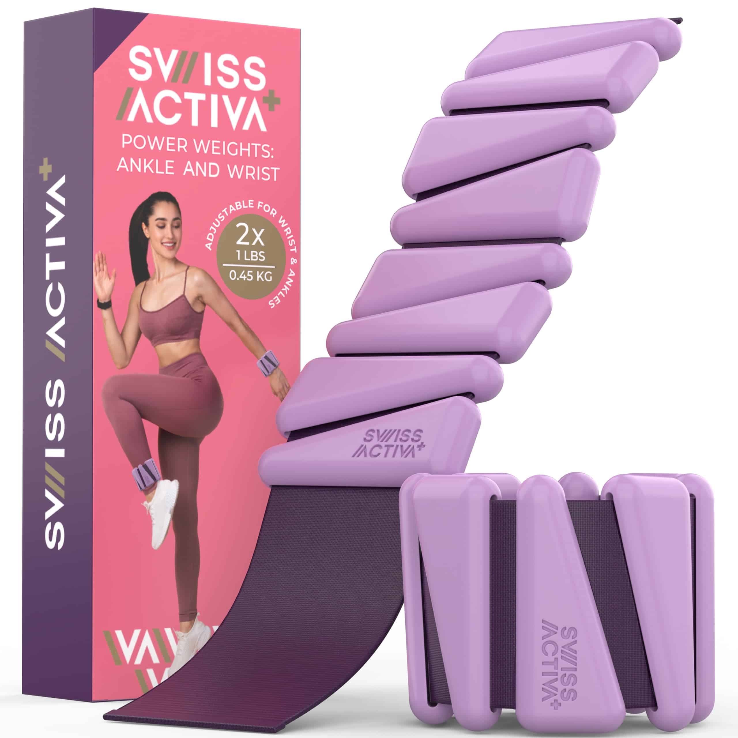 Conjunto de pesas para muñecas y tobillos Swiss Activa+ de