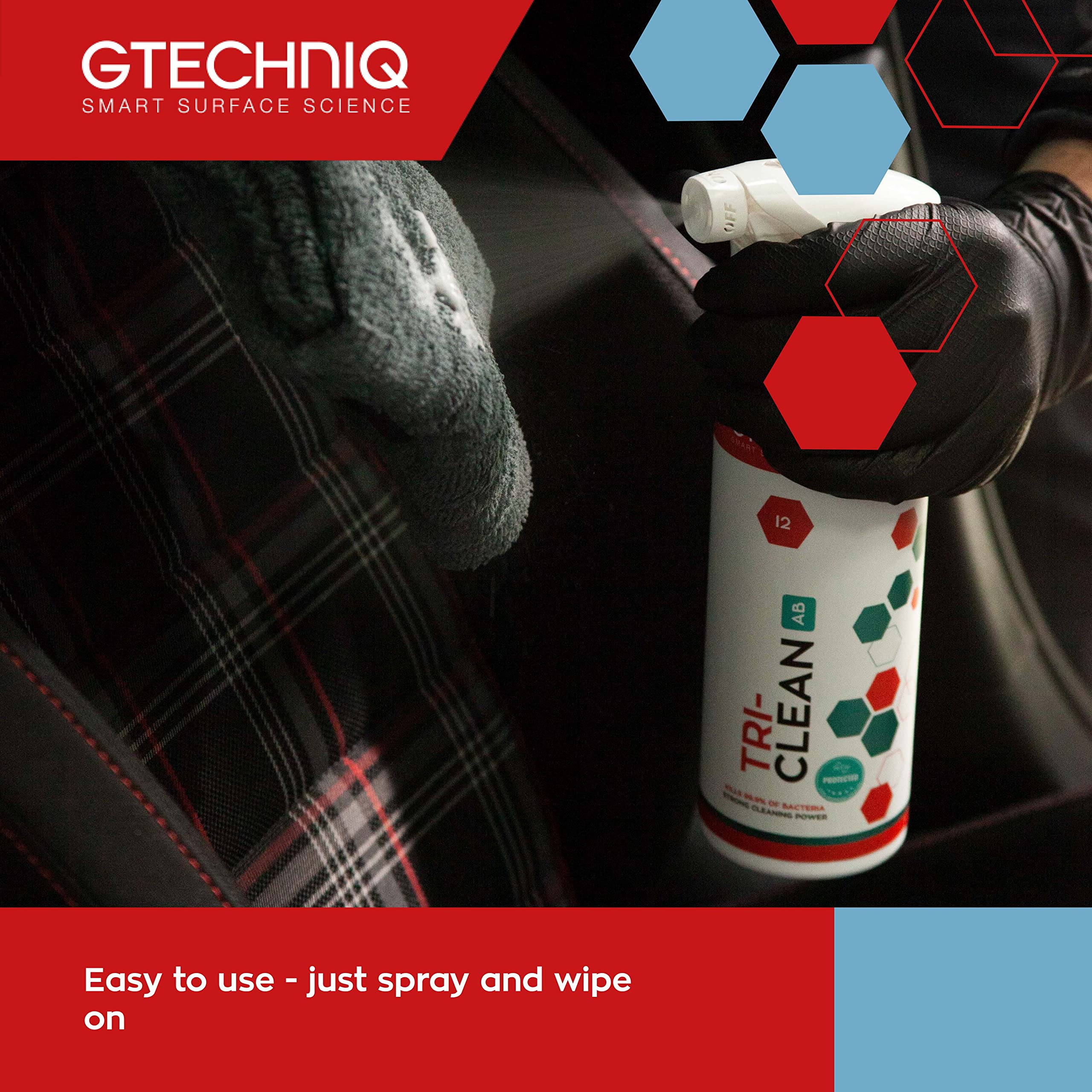 Gtechniq - I2 Tri-Clean - Absorbente de olores para - Imagen 5