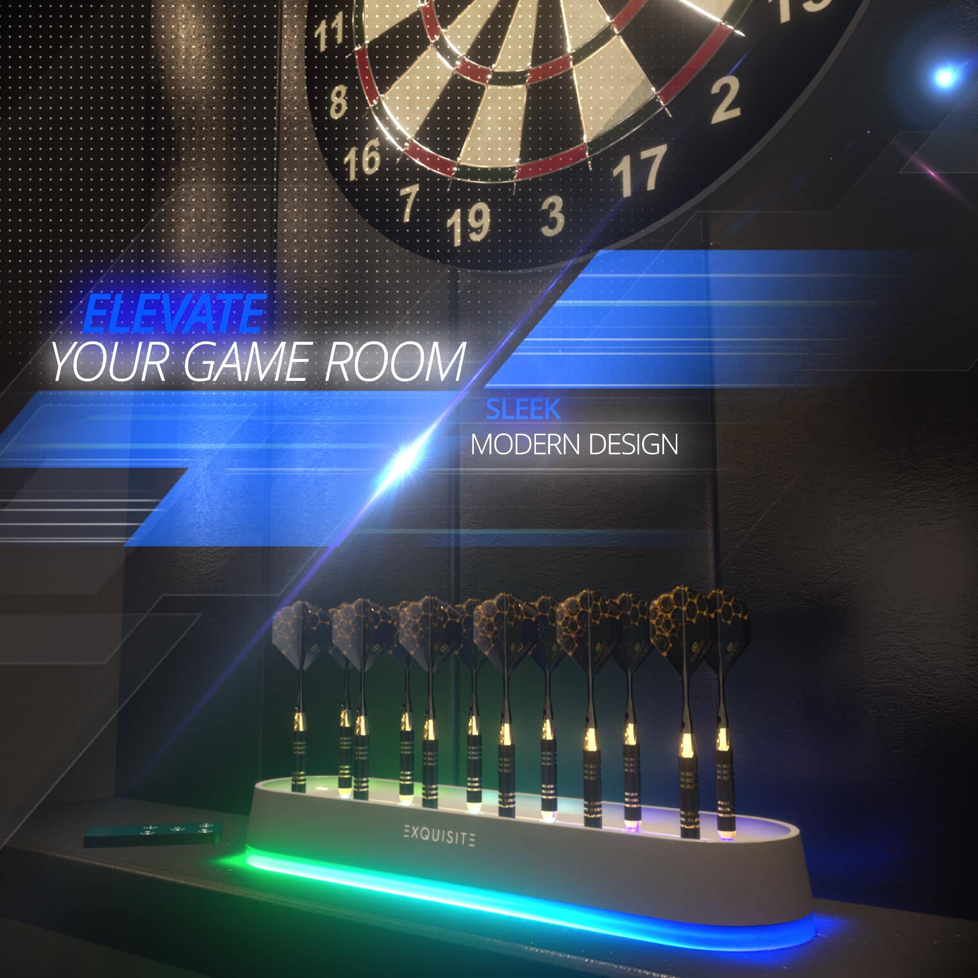 Soporte de dardos CC-EXQUISITE para puntas de acero y - Imagen 4