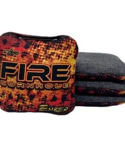 FIRE CORNHOLE | Bolsas de Cornhole | Aprobado -Naranja Sangr