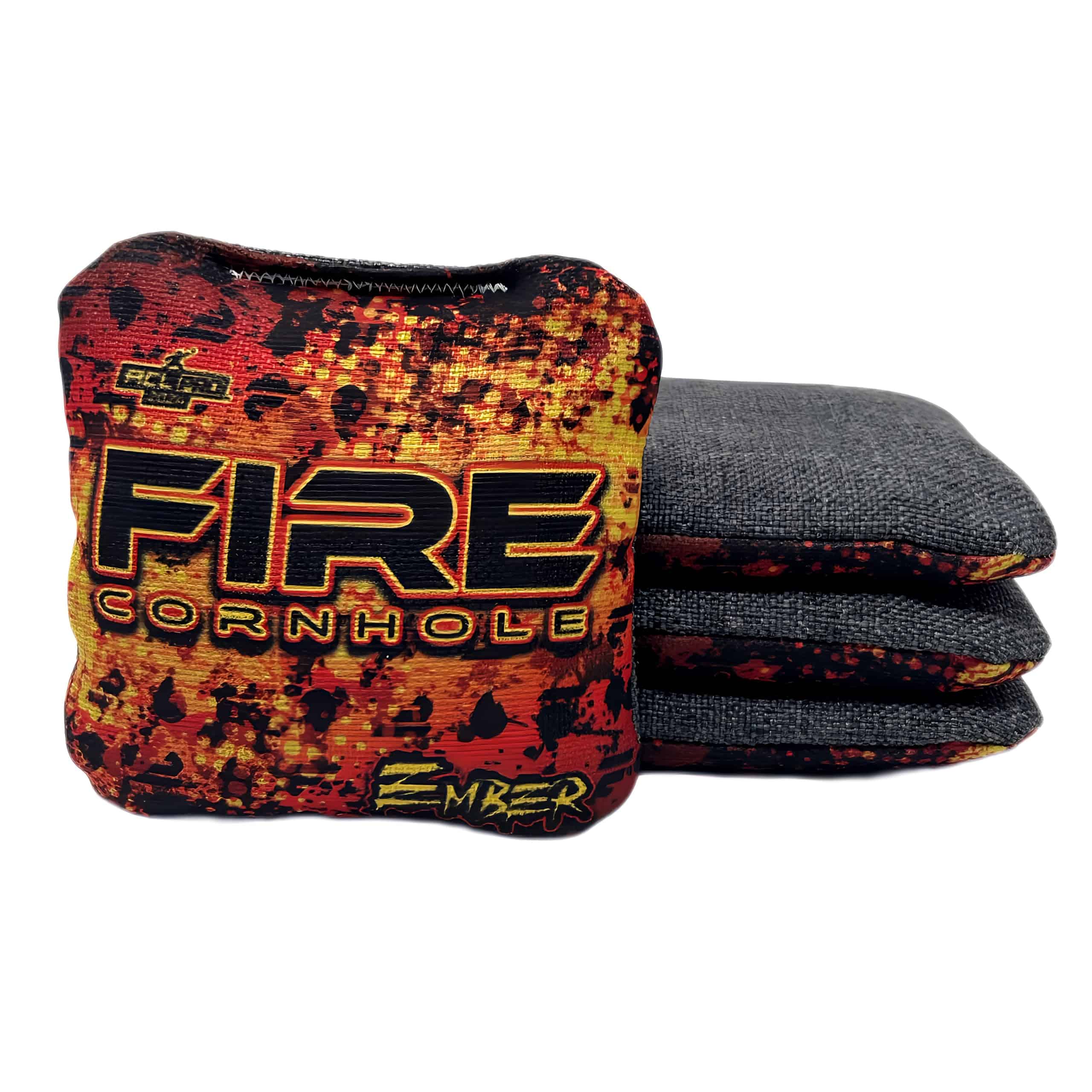 FIRE CORNHOLE | Bolsas de Cornhole | Aprobado -Naranja Sangr