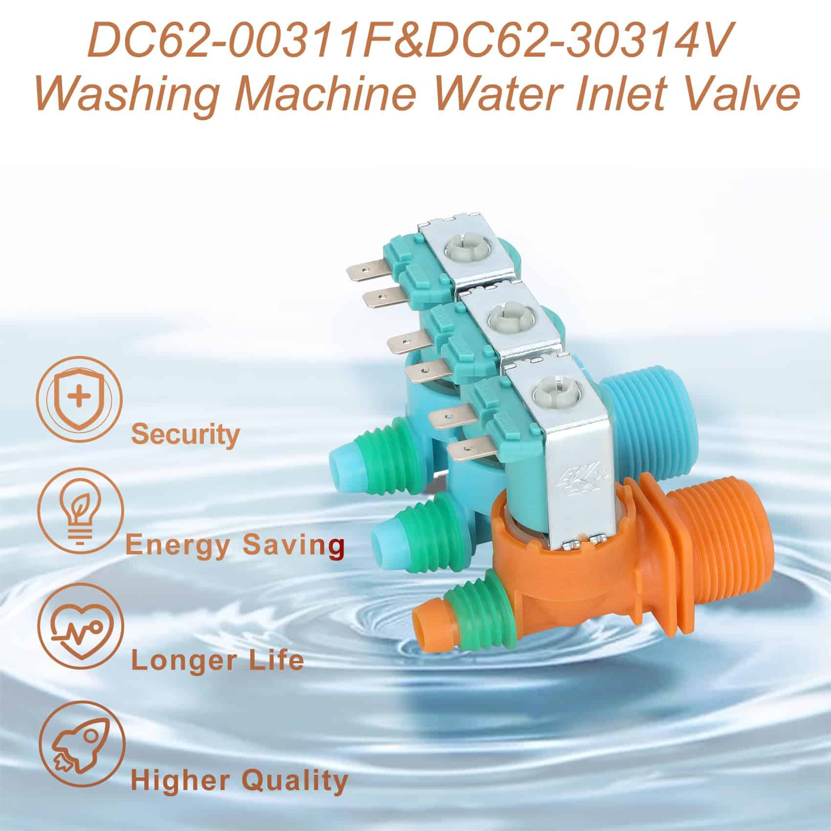 Válvula de entrada de agua para lavadora - Imagen 8