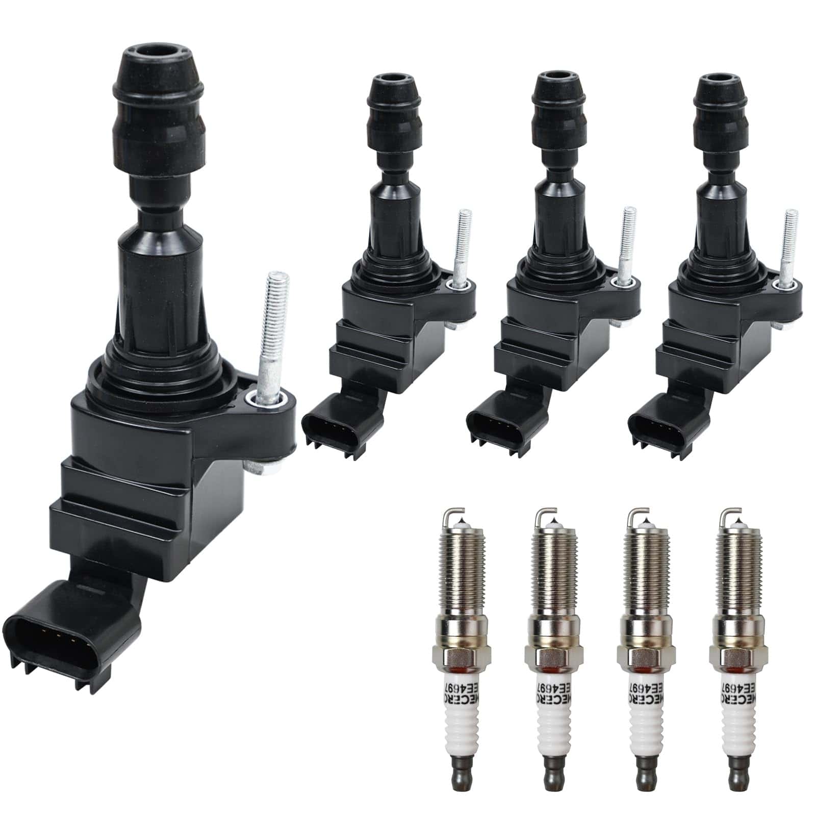 Paquete de Bobina de Encendido UF491 y Bujía de Iridio 6509