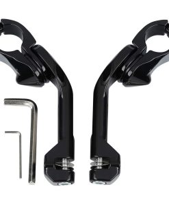 32mm 1.25" Soporte de Montaje de Reposapiés Angulado Largo