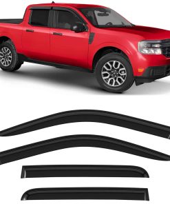 Voron Glass Deflectores de Lluvia Duraderos -Negro