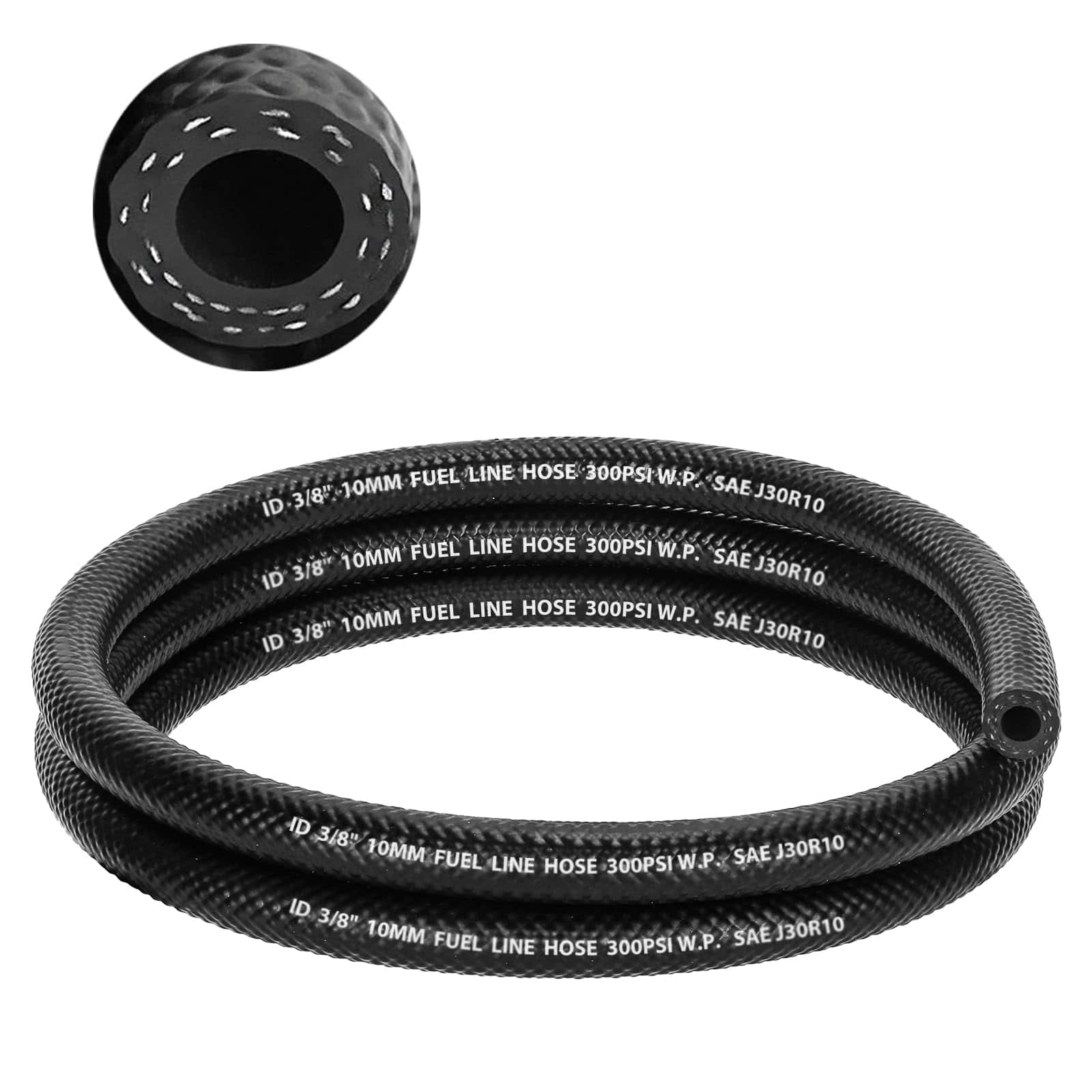 Manguera de línea de combustible kuosbiu 3/8", 10 pies SAE