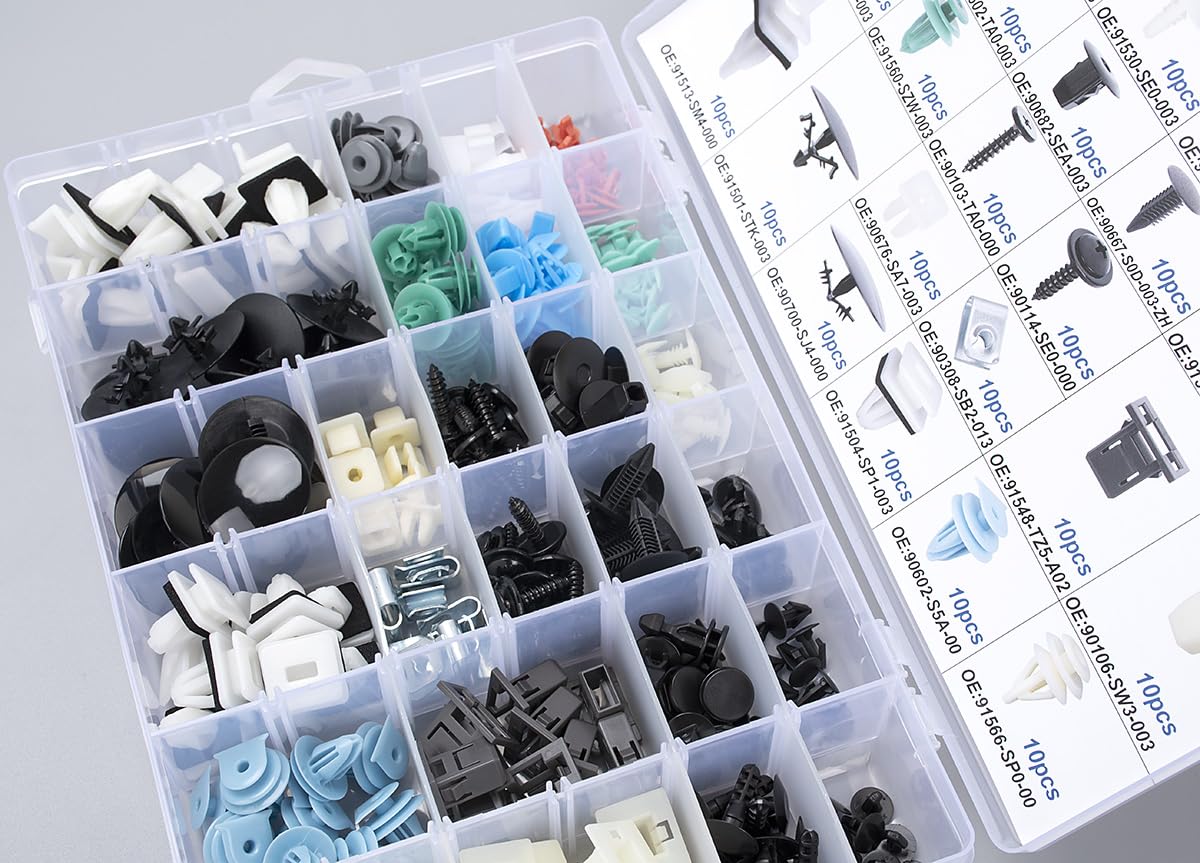 260pcs de clips de retención para carrocería interior y - Imagen 6