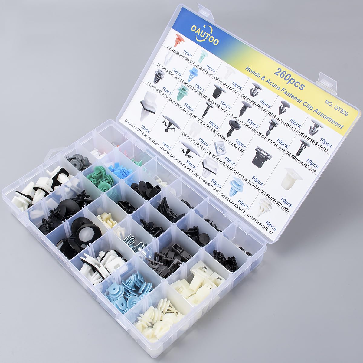 260pcs de clips de retención para carrocería interior y - Imagen 5