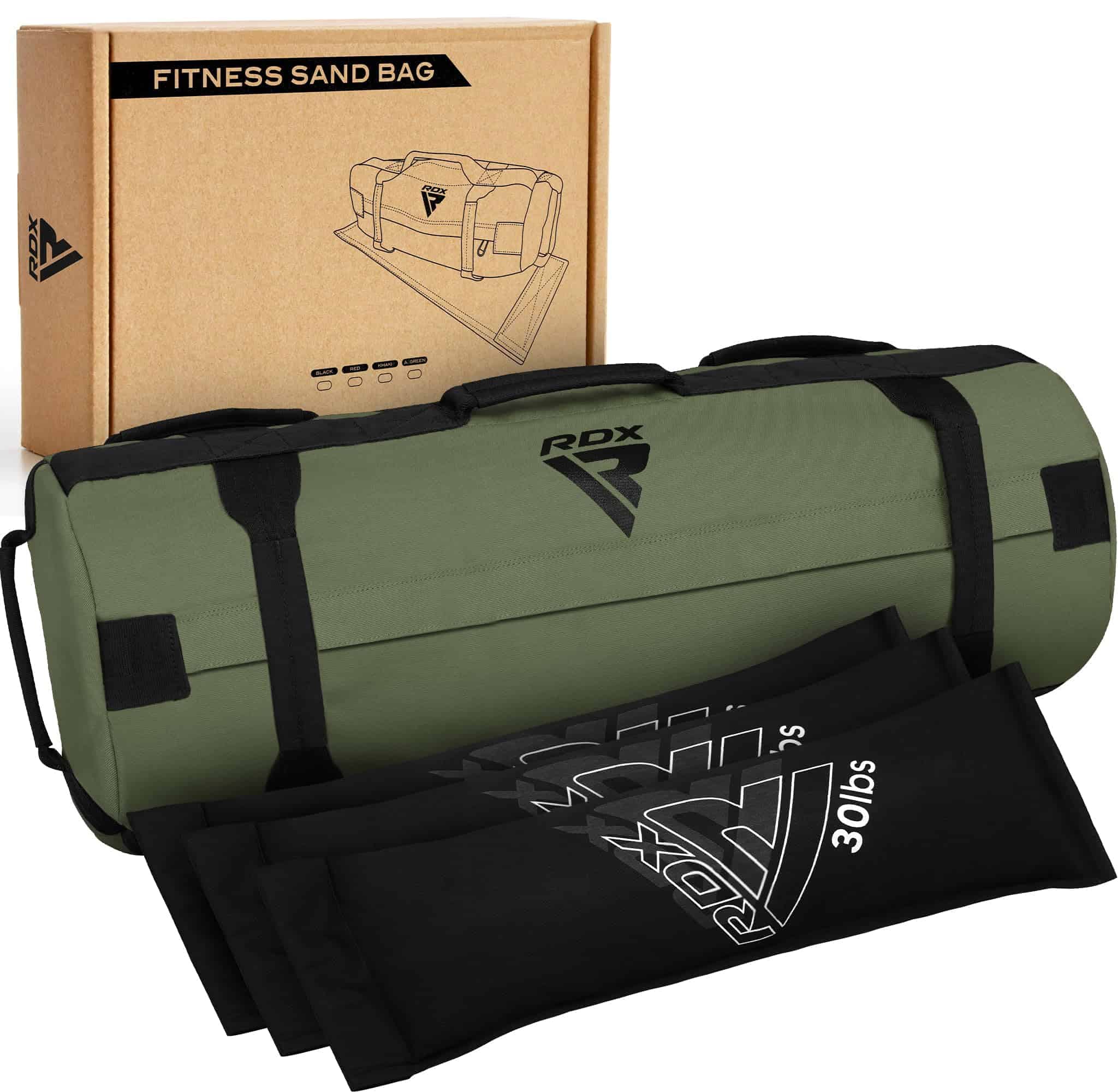 Bolsa de Arena RDX para Entrenamiento de -VERDE MILITAR