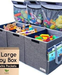 Caja de Juguetes Extra Grande Pandabode - Baúl Resistente