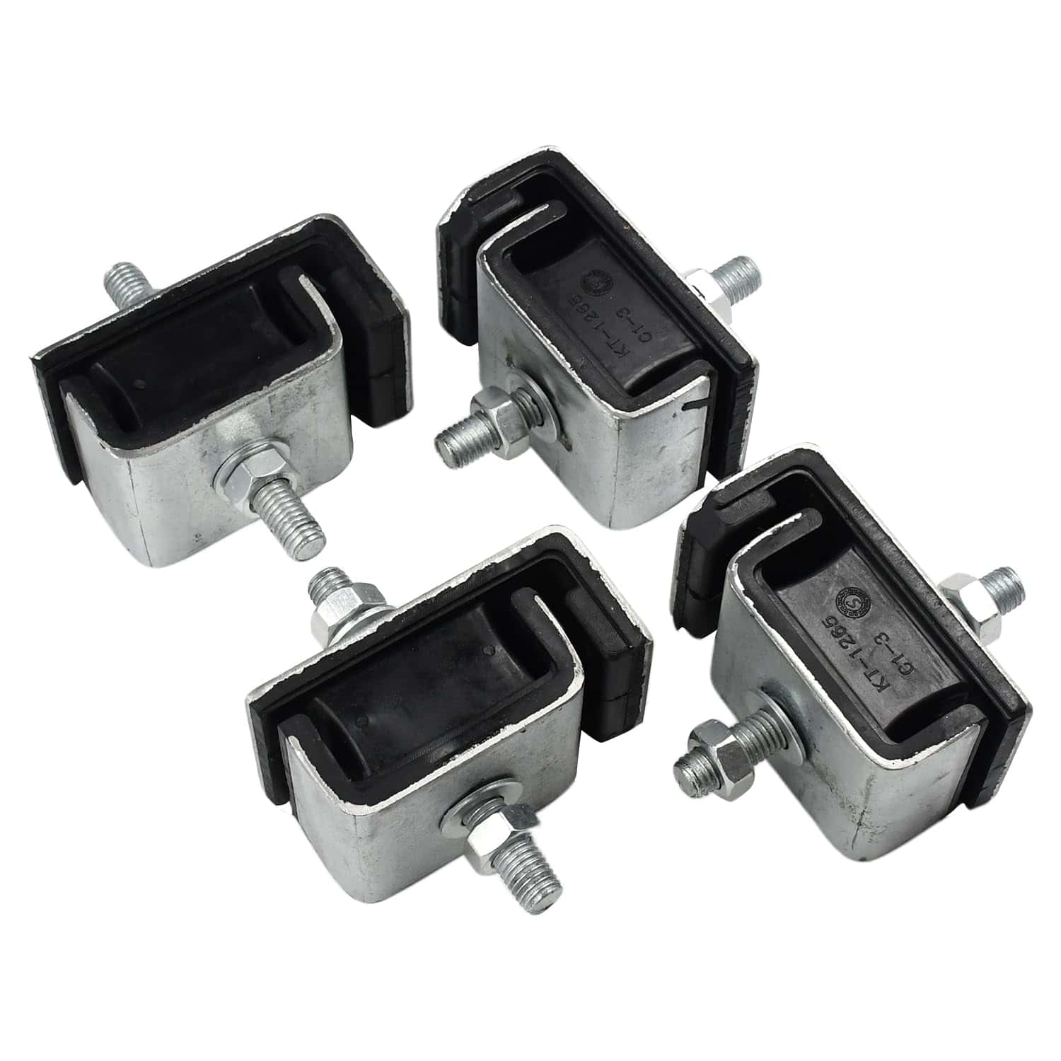 Manioiity 4 PCS Soporte de Goma de Montaje del Motor