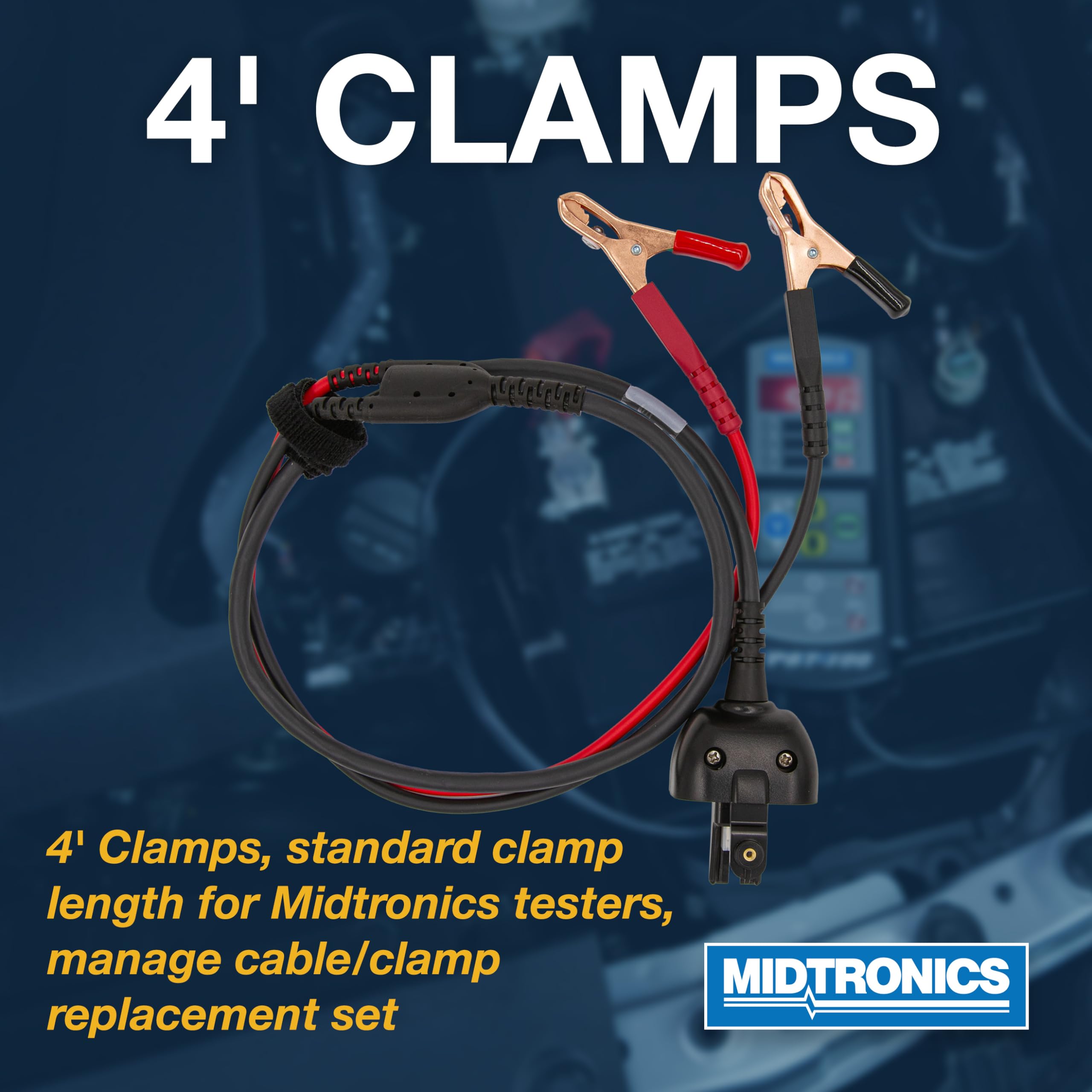 Abrazadera de Midtronics - Incluye un cable de 4' con - Imagen 4