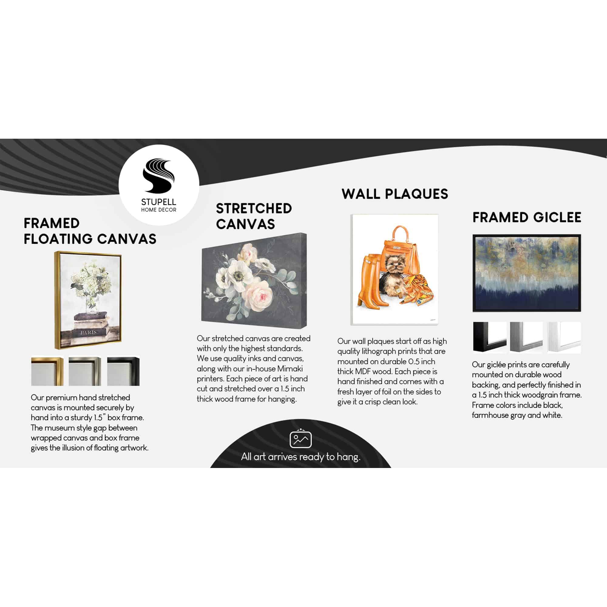 Conjunto de Arte Gicl� Boho Sun & Moon de Stupell - Imagen 9