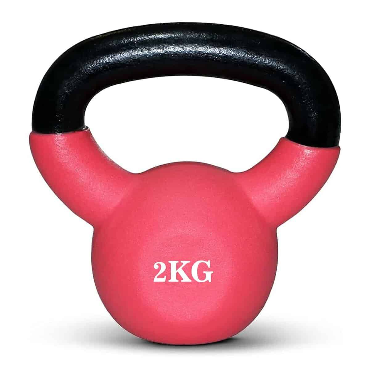 Kettlebell de Hierro Fundido Recubierto de Polvo con Fondo