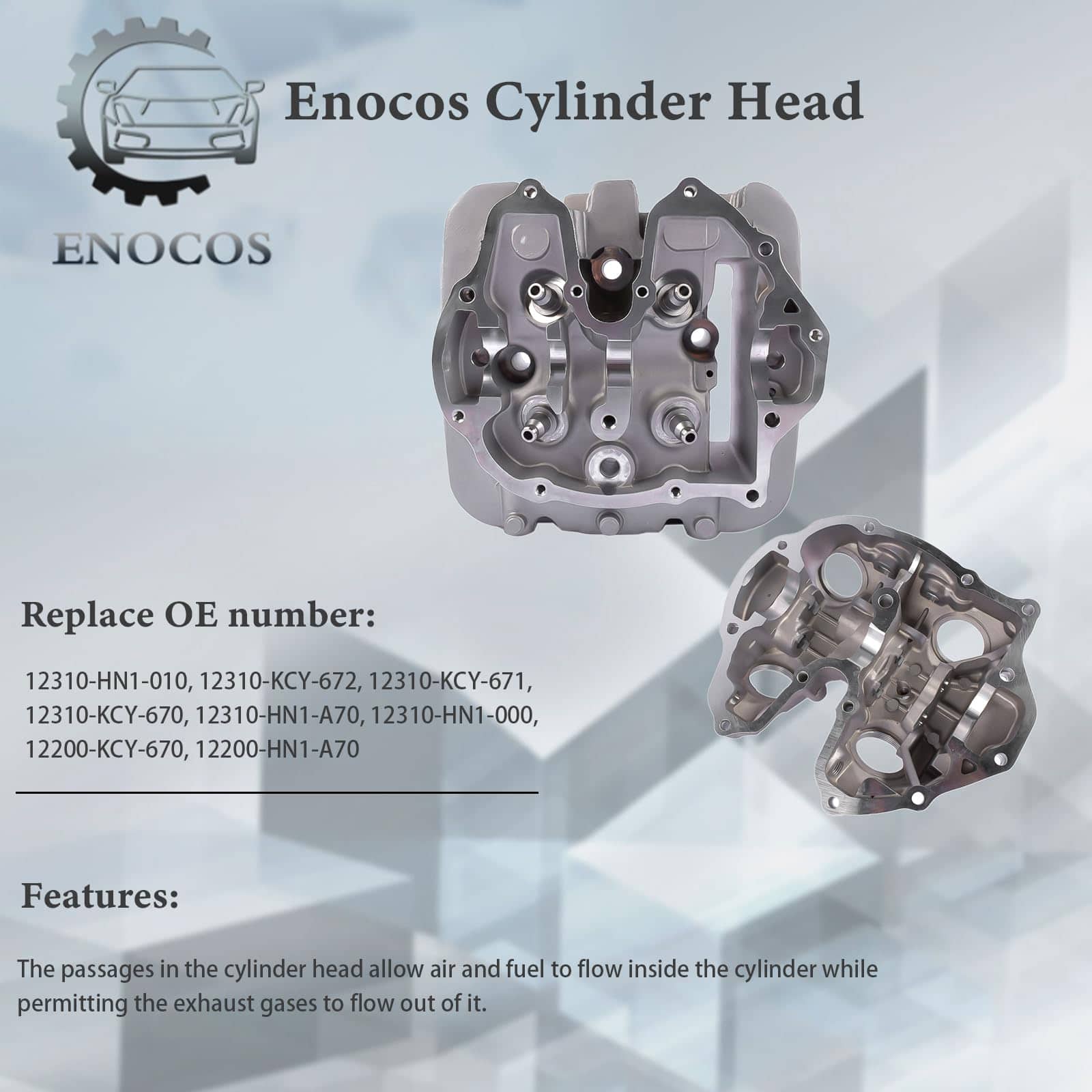 Cabezal del Cilindro Enocos 12310-HN1-010 Compatible con - Imagen 4