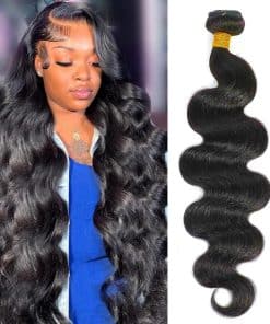 Aomllute Body Wave Bundles Cabello Humano Grado 12A Paquete