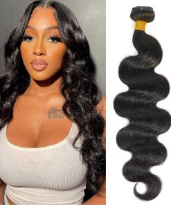 Paquetes de Cabello Ondulado del Cuerpo Aomllute 12A Grado