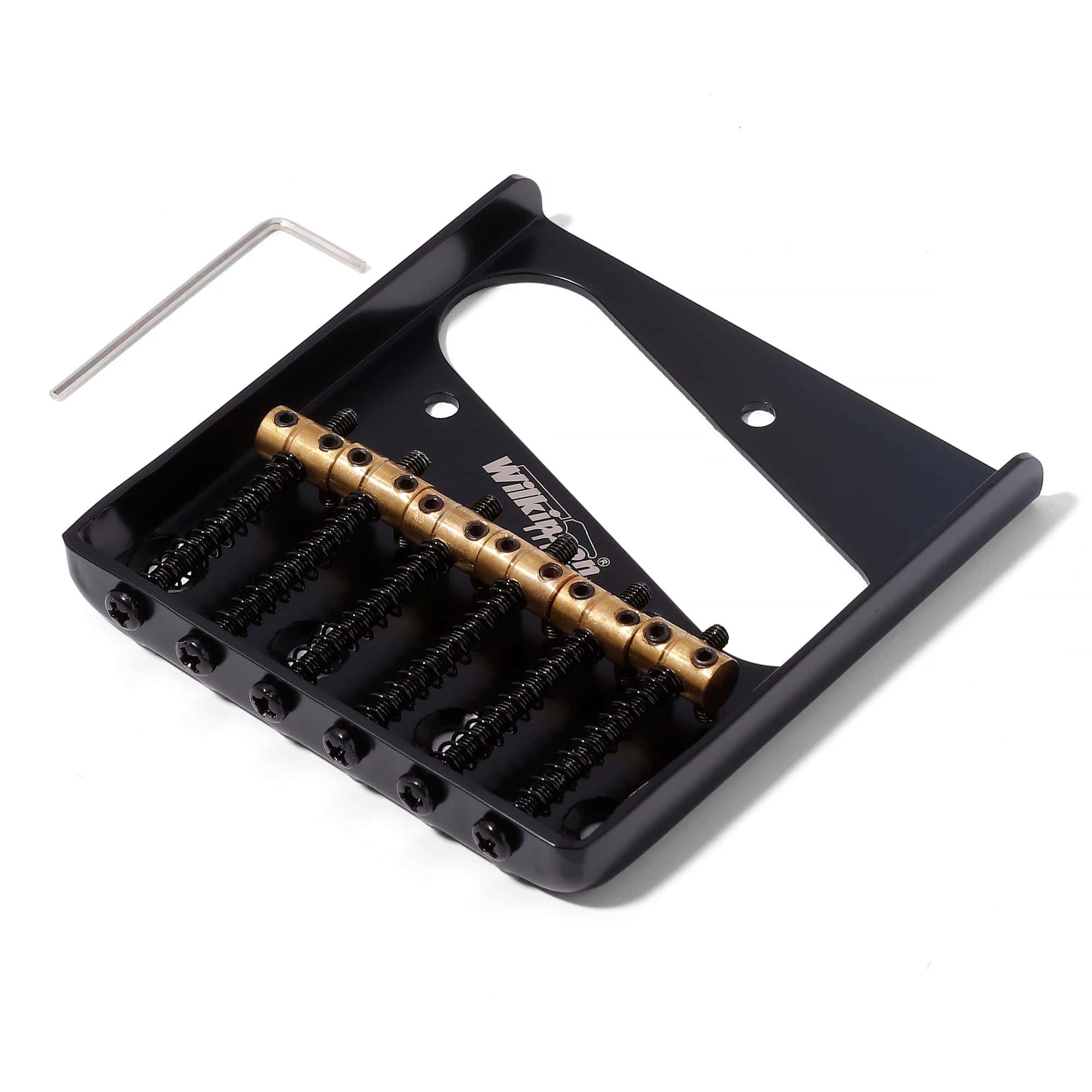 Puente de guitarra Telecaster Wilkinson de -Negro