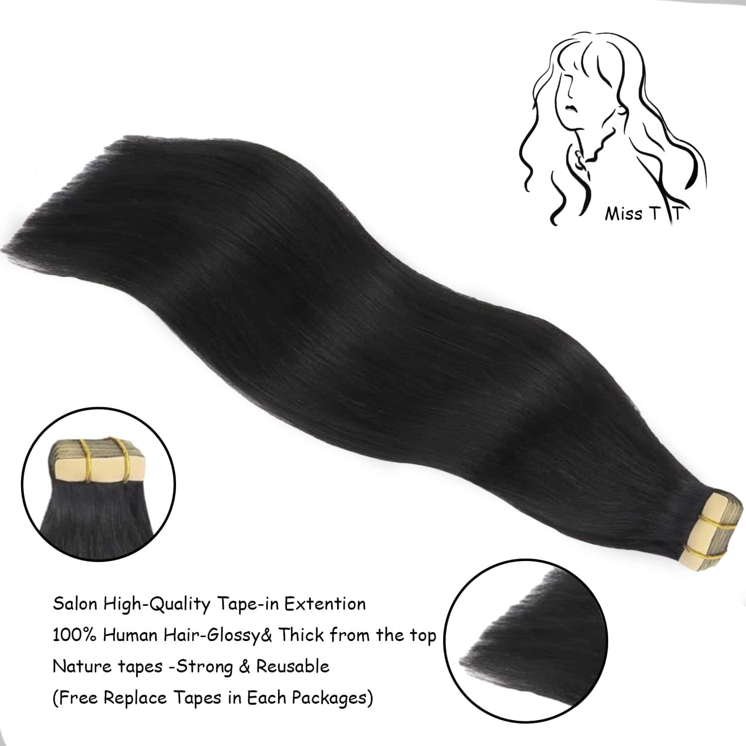 Extensiones de cabello en cinta Miss Trose Trover - Imagen 3