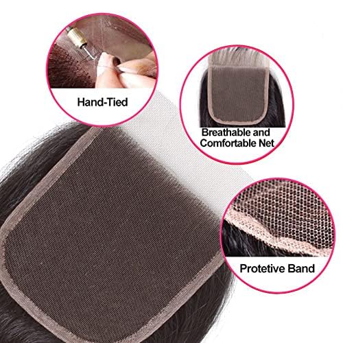 DreamPack Paquetes con Cierre de Cabello Humano 12 12 12+10 - Imagen 5