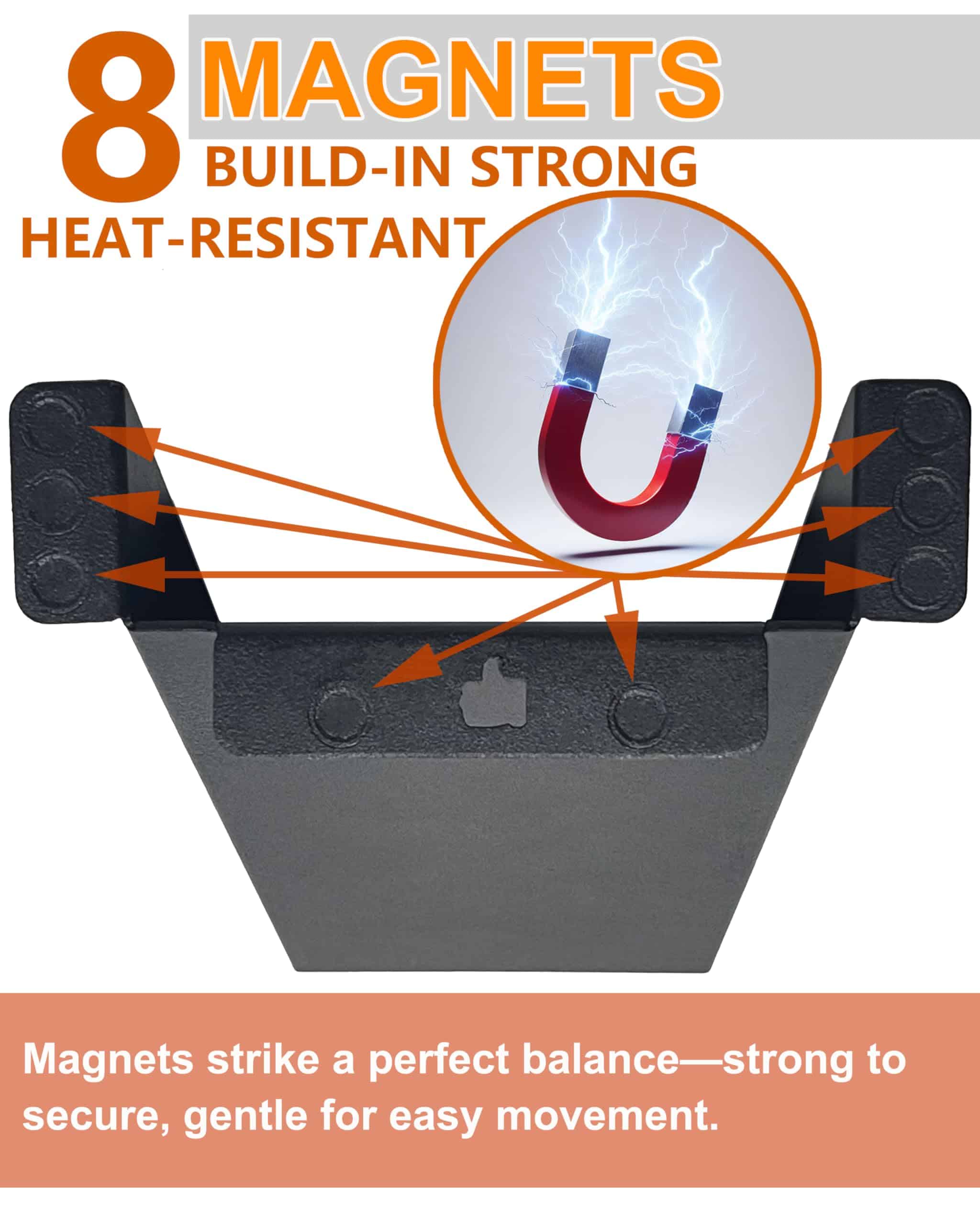 Canal de Ayuda Magnético para Pellet Smoker: Recolecta de - Imagen 5