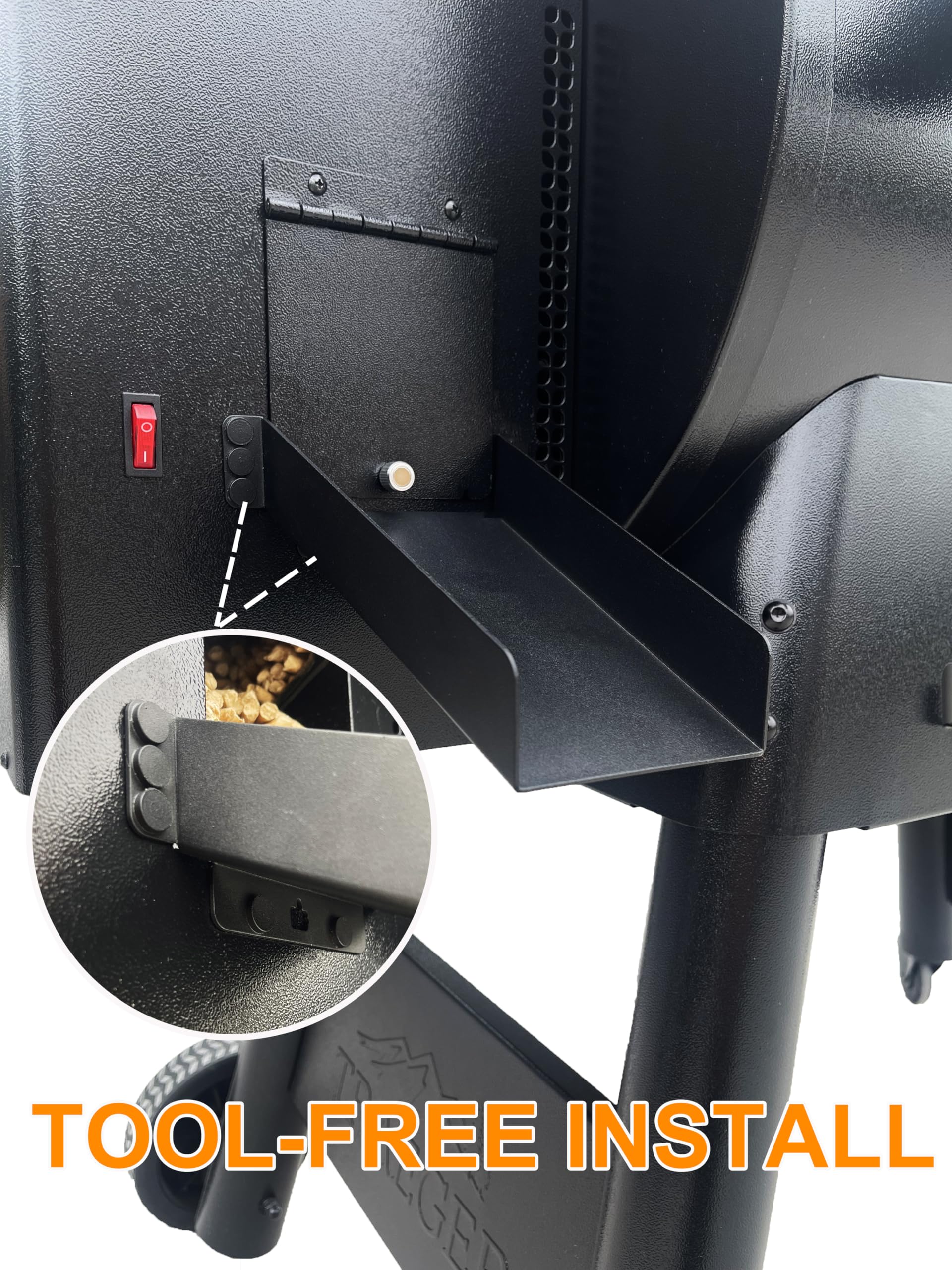 Canal de Ayuda Magnético para Pellet Smoker: Recolecta de - Imagen 6