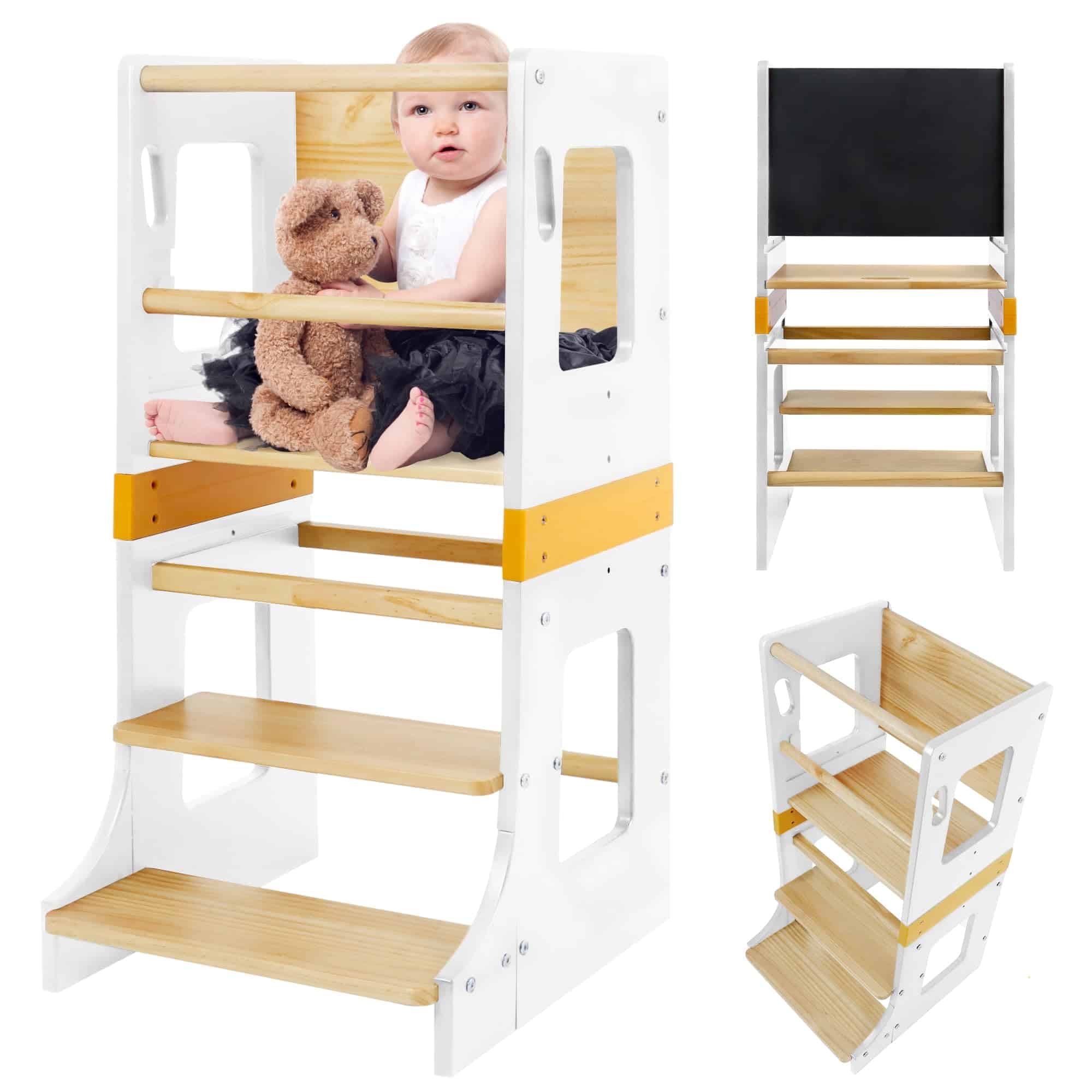 Taburete de Pie para Niños Weyderk para Cocina, Altura