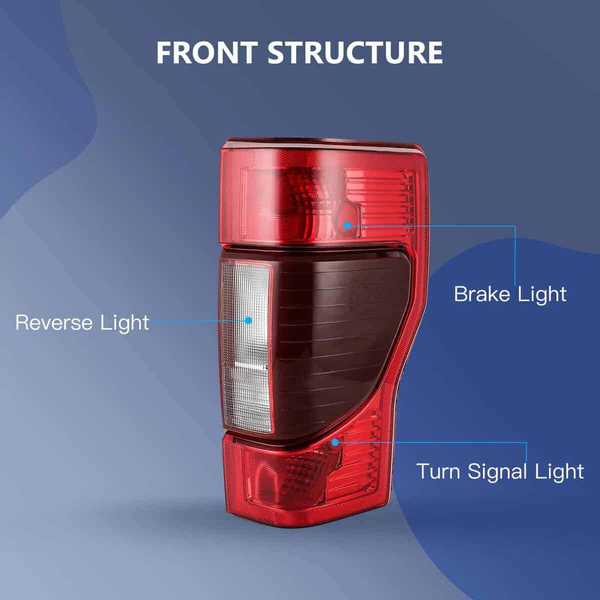 Ensamblaje de luz trasera ECCPP para Ford F-250 Super Duty - Imagen 3