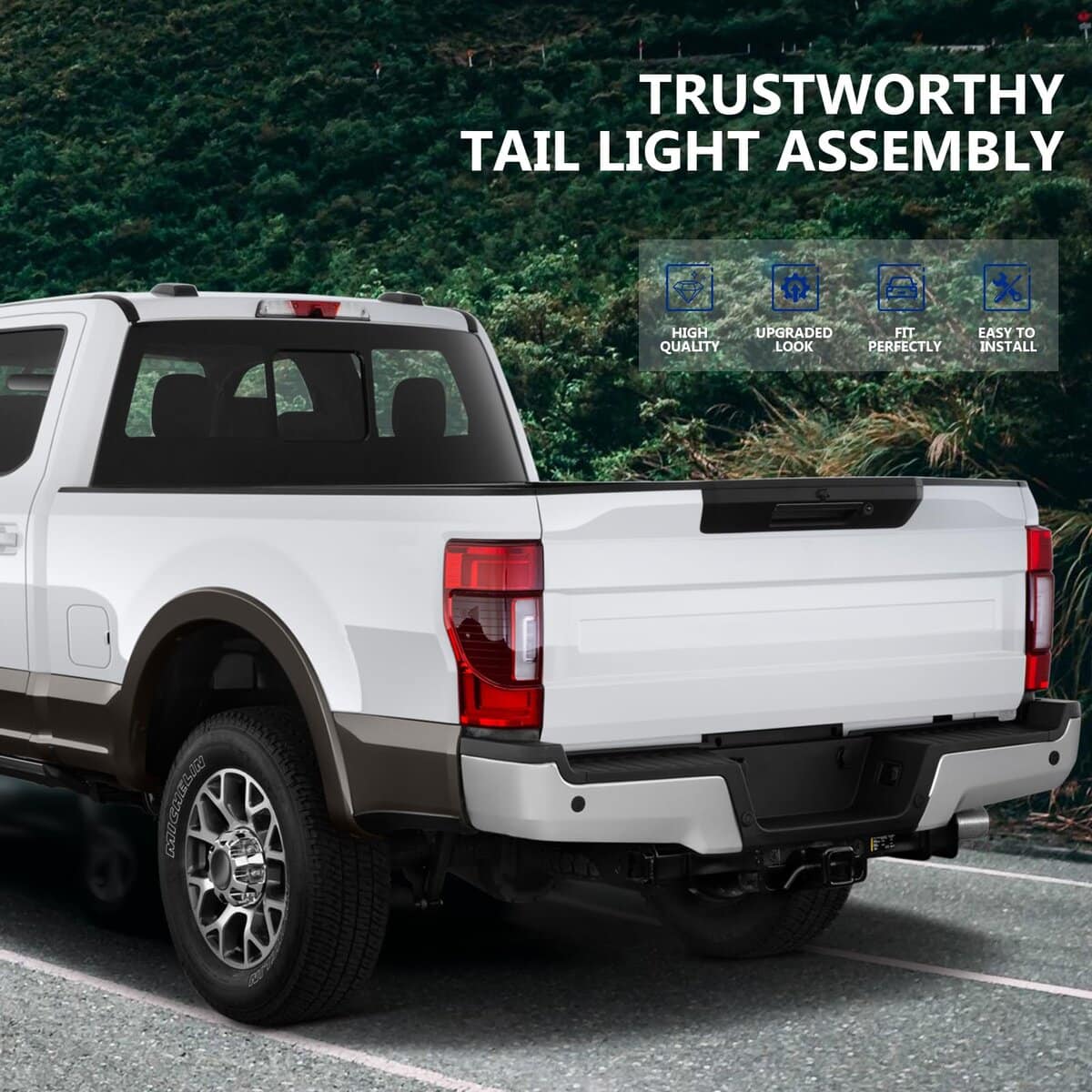 Ensamblaje de luz trasera ECCPP para Ford F-250 Super Duty - Imagen 5