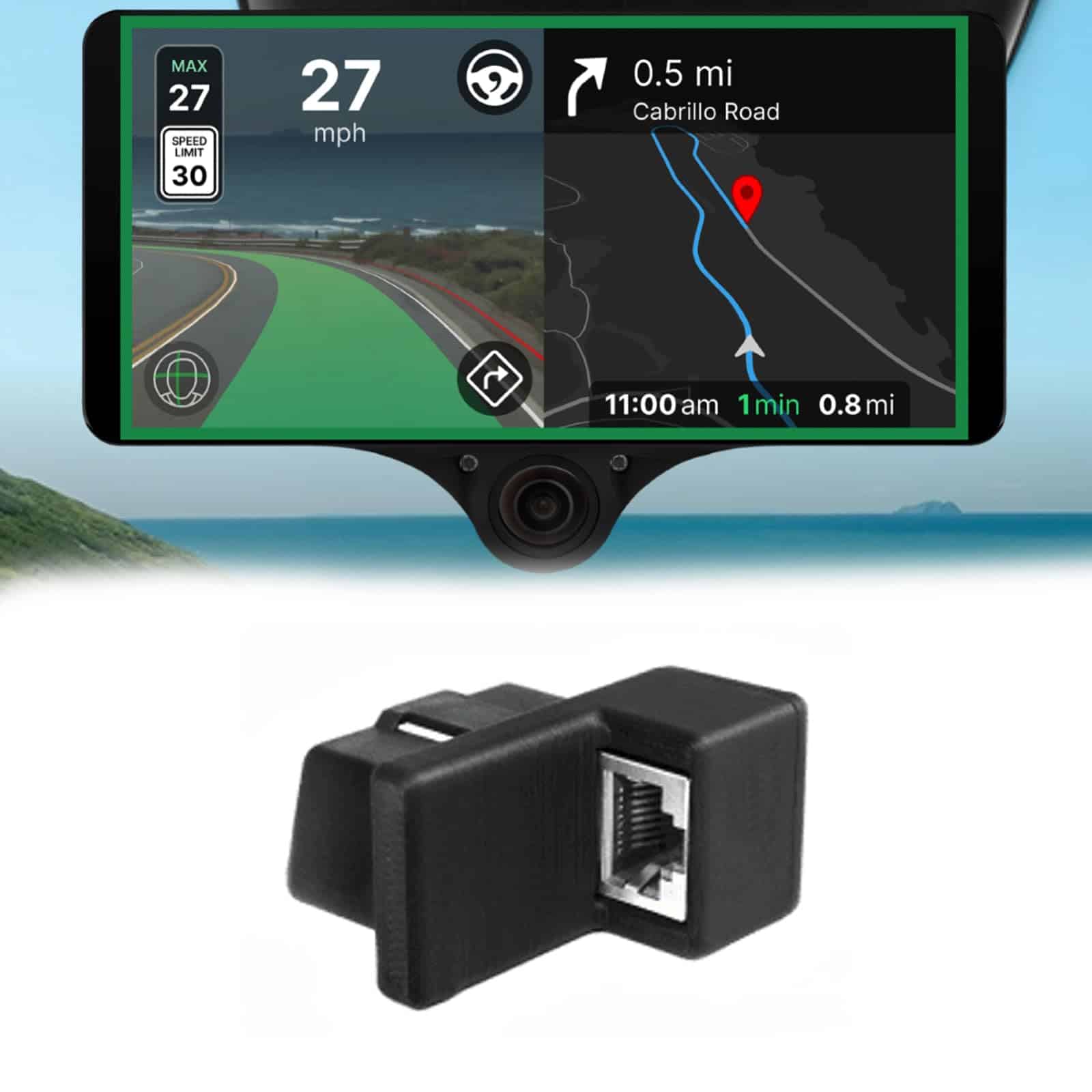 Adaptador de alimentación OBD compatible con Comma 3X