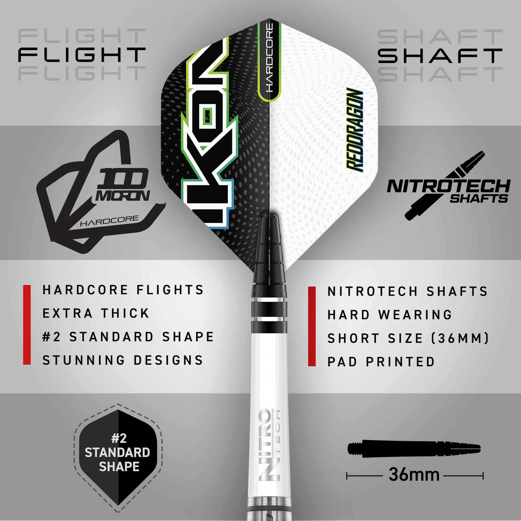 Set de Dardos Profesionales de Tungsteno Softip RED DRAGON - Imagen 4