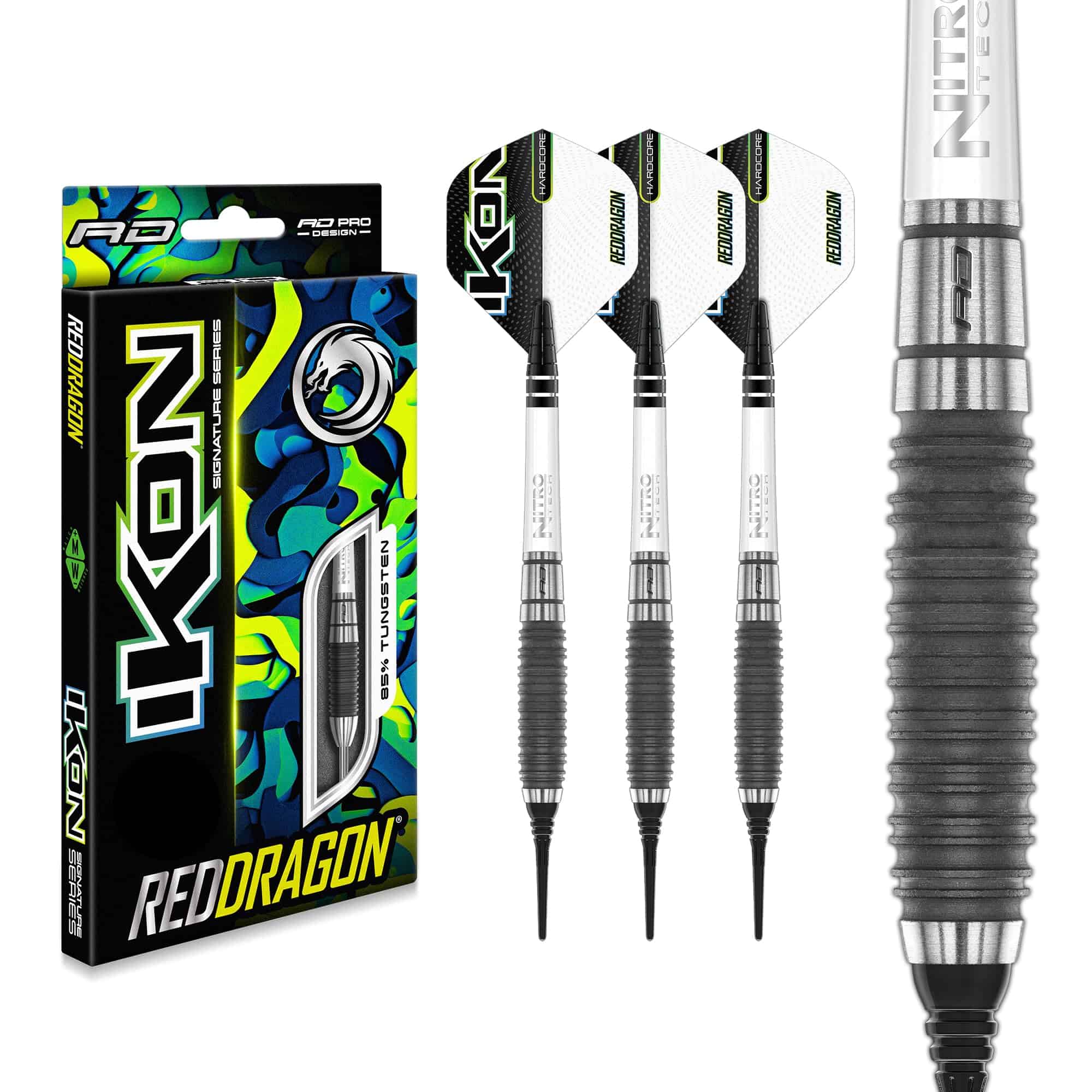 Set de Dardos Profesionales de Tungsteno Softip RED DRAGON